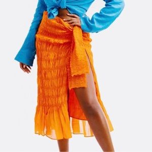 Hanifa Samaria Wrap Skirt